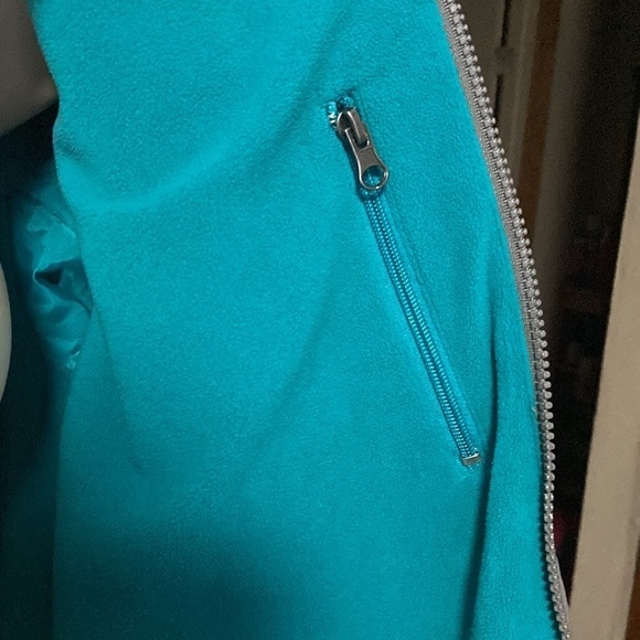 Magellan outdoor jacket grey with teal fleece lining size M - Picture 2 of 7